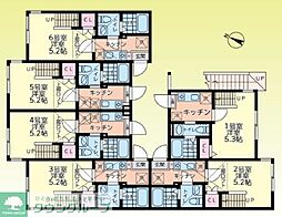 MOUHAUS淵野辺 106 1階1Kの間取り