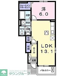 ソワーニュ　トロワ 1階1LDKの間取り