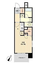 グラディート町田 1Kの間取図画像