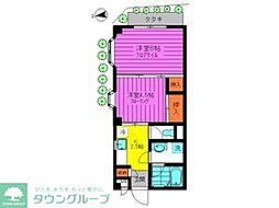 メッツ町田 2Kの間取図画像