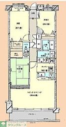 中央林間ガーデニア 3LDKの間取図画像