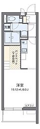 CLEINOタウンコート ワンルームの間取図画像