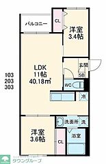 物件の間取り