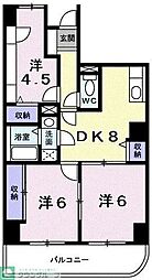 シャン・ド・フルール 3DKの間取図画像