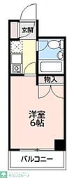 グッドフィールド百合ヶ丘 1Kの間取図画像