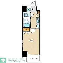 N-flats町田 1Kの間取図画像