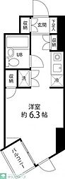 ドミトリー原町田 ワンルームの間取図画像