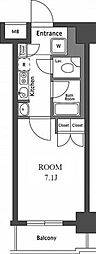 N-flats町田 1Kの間取図画像