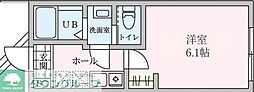 LUXE GRANZ 1Kの間取図画像