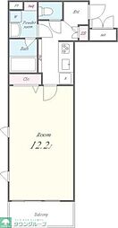 ROOTsShibuyaHonmachi 1Kの間取図画像