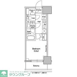 ブリリアンクラス高円寺 1Kの間取図画像