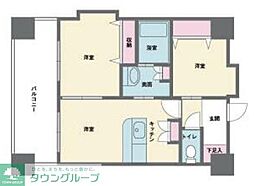 HF西新宿レジデンスWEST 1SDKの間取図画像