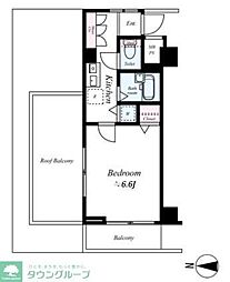 シンシア東高円寺 1Kの間取図画像