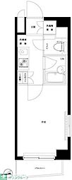 ルーブル北新宿 1Kの間取図画像
