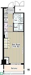 四谷TNビル 1Kの間取図画像