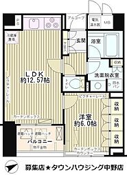 エル・セレーノ西早稲田 1LDKの間取図画像