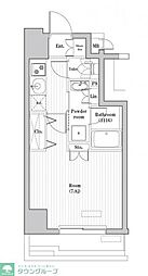 レジデンス北大塚 1Kの間取図画像
