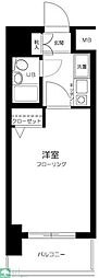 アーバンヒルズマンション早稲田 1Kの間取図画像