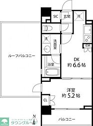 リリエンベルグ目白壱番館 1DKの間取図画像