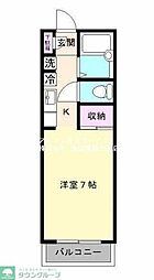 メゾン・コンフォール 1Kの間取図画像