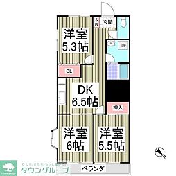 間取図画像 3DK