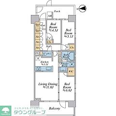 物件の間取り
