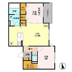 物件の間取り