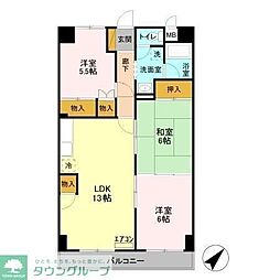 ユナイテッドマンション 3LDKの間取図画像