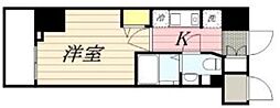 N-stageMisato 1Kの間取図画像