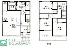 物件の間取り