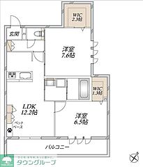 物件の間取り