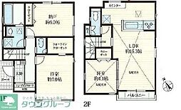 マイホームネクスト滝山5丁目2号棟 2LDKの間取り