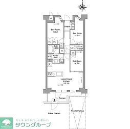 コンフォリア・リヴ八坂富士見 3LDKの間取図画像