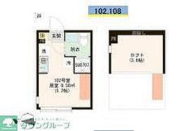 Avenir上石神井 1階ワンルームの間取り