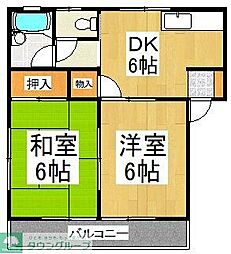 間取図画像 2DK