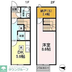 ボナールハウス新川 1SDKの間取図画像