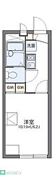 レオパレスピーヌス 1Kの間取図画像