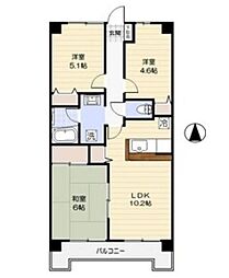 エマーレ保谷 3LDKの間取図画像