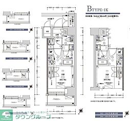 CREST TAPP川崎I 5階1Kの間取り