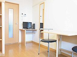 レオパレスサン　グロアール 3階1Kのリビング/ダイニング