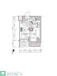 SYFORME SHINKOYASU 1DKの間取図画像