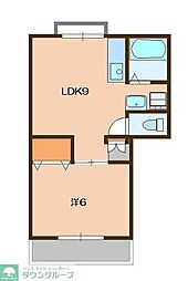 F・J・S・8 1LDKの間取図画像