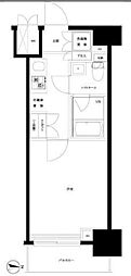 ルーブル川崎六番館 1Kの間取図画像