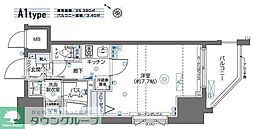 ZOOM川崎セカンド 1Kの間取図画像