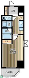 シティラックスヨコハマ 1Kの間取図画像
