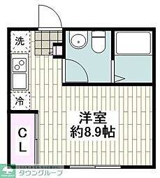 RoseHeights ワンルームの間取図画像