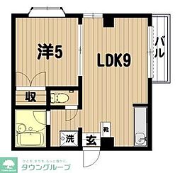 メゾンマイネ 1LDKの間取図画像
