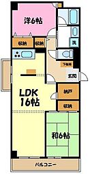 ドミール.アン 2LDKの間取図画像