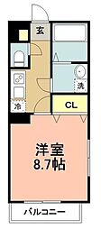 間取図画像 1K