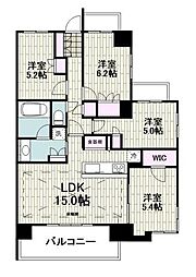 リストレジデンス高津 4LDKの間取図画像